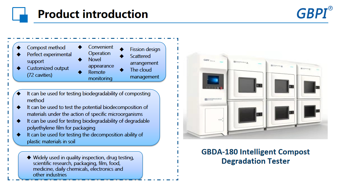 compost degradation testing instruments