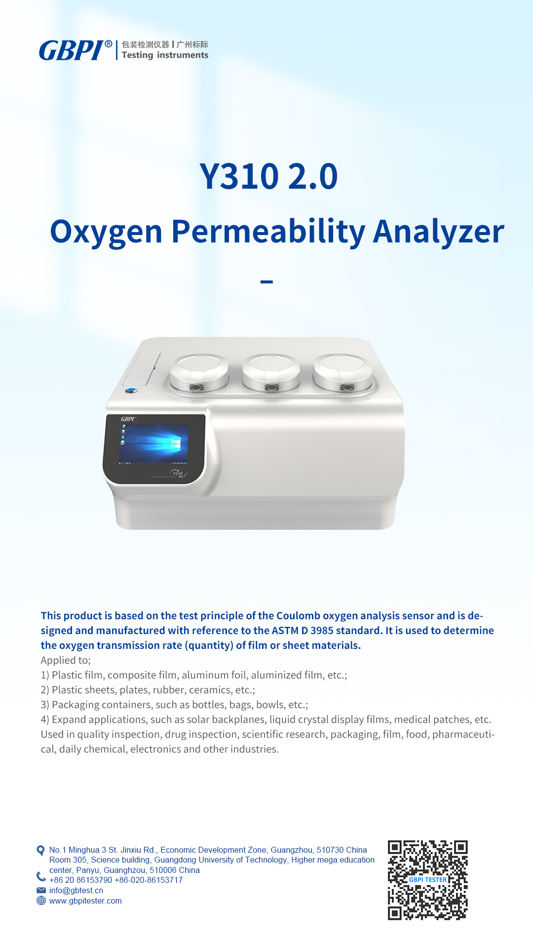 Oxygen Permeability Analyzer
