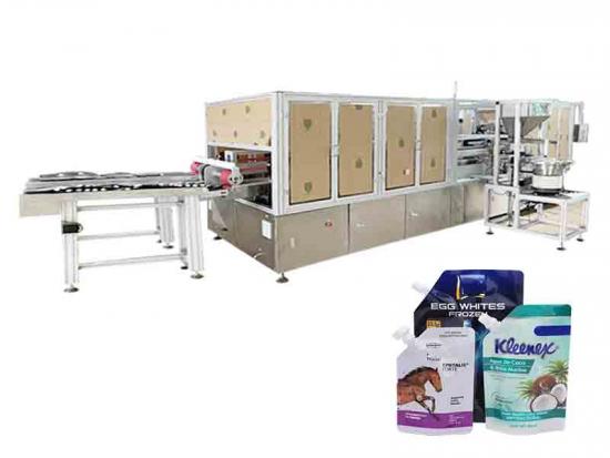 Professional Spout Pouch Inserting and Sealing Machine supplier