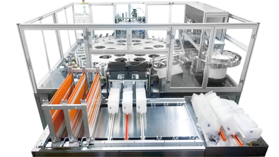 spout insert and sealing machine