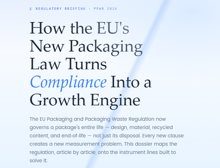 How the EU's New Packaging Law Turns Compliance Into a Growth Engine